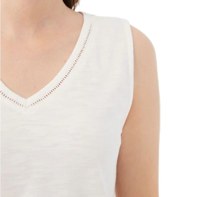 FDJ French Dressing Sleeveless V-Neck Jersey Top  (5 Colors) (3026476) - Image 3