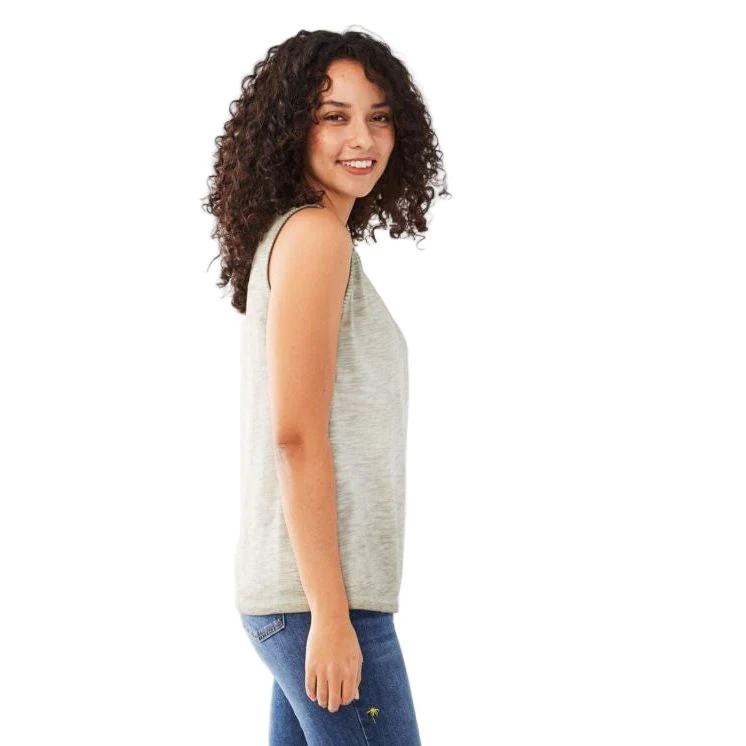 FDJ French Dressing Sleeveless V-Neck Jersey Top  (5 Colors) (3026476) - Image 4