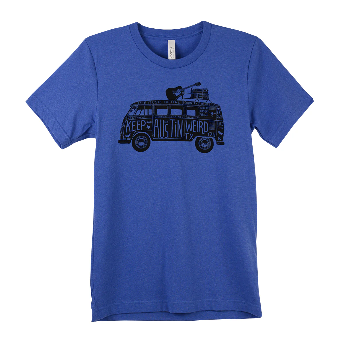 Outhouse Keep Austin Weird Hippie Van Tee (3 Colors) - Image 3