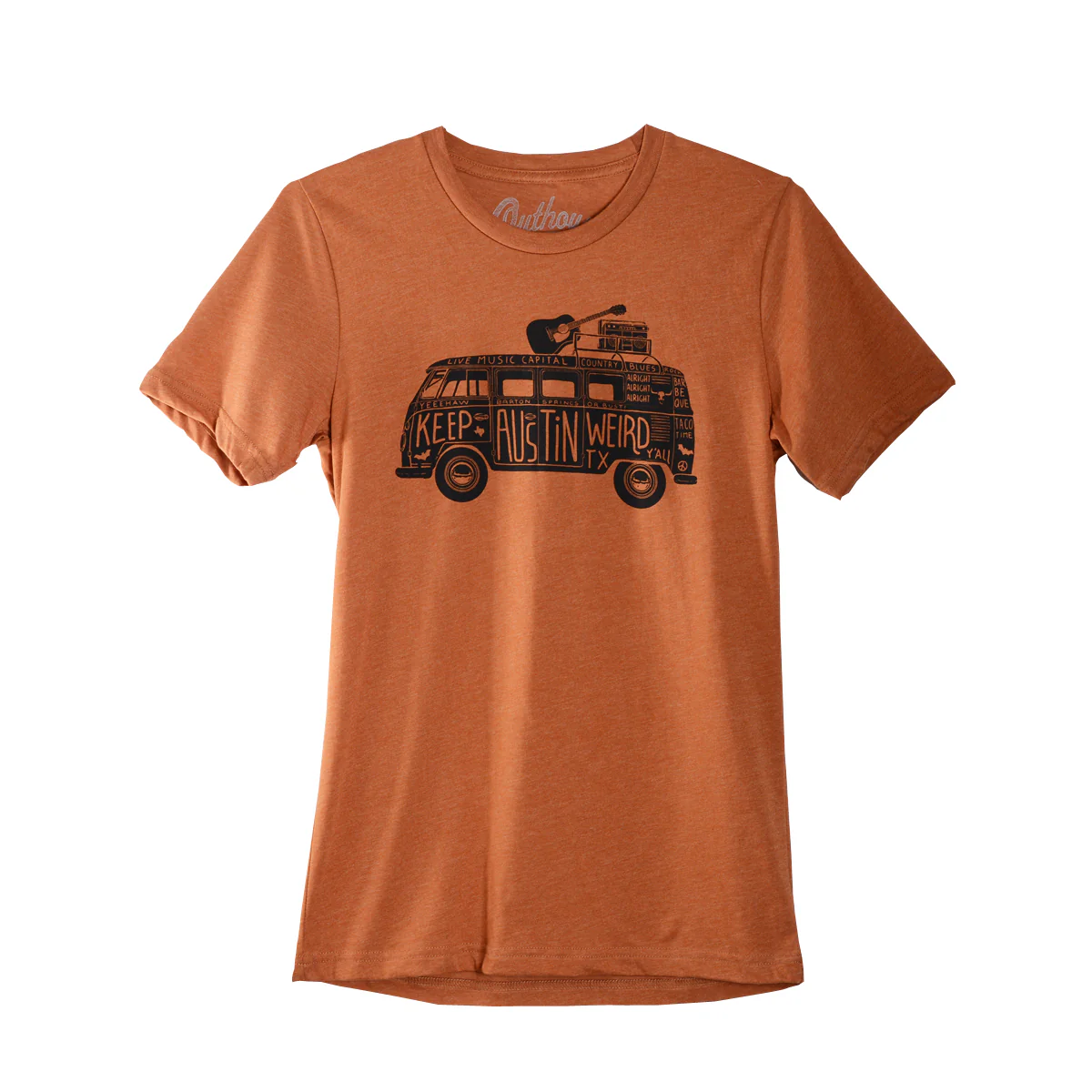 Outhouse Keep Austin Weird Hippie Van Tee (3 Colors) - Image 4
